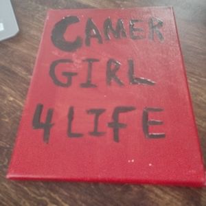 A homemade gamer 4life painting